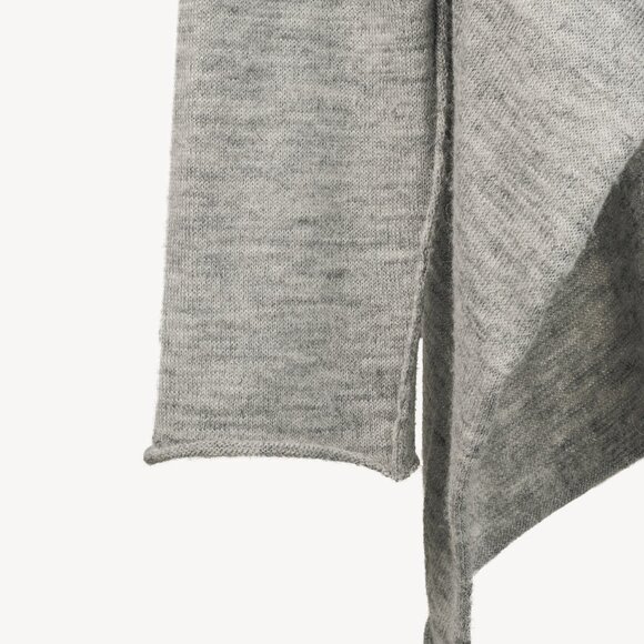 Crea Concept AW/17 Marled-Grey Watercolour Sharkbite-Hem Sweater - Picture 7 of 10